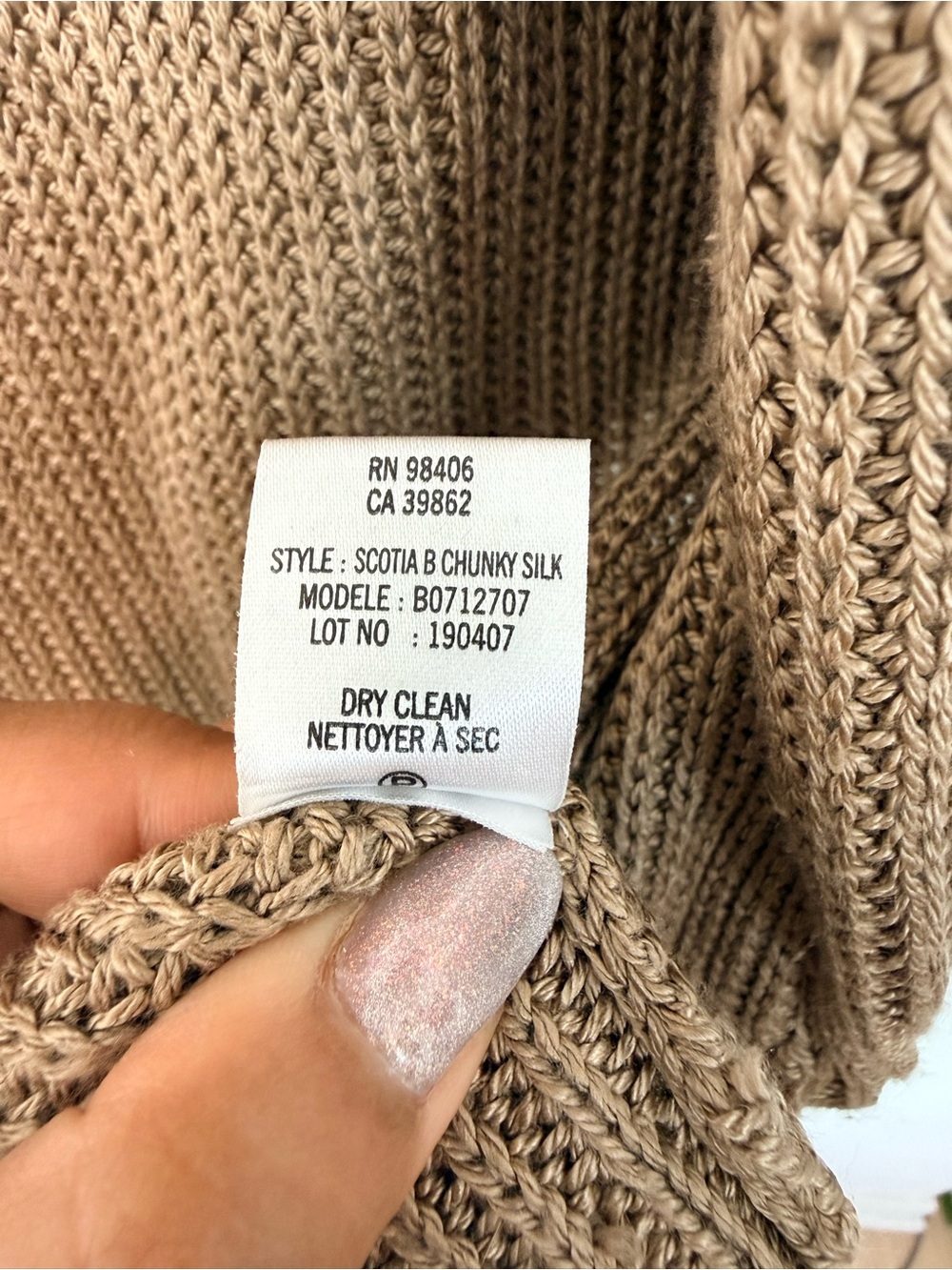 Theory Scotia B Chunky Silk Cardigan - Picture 7 of 11